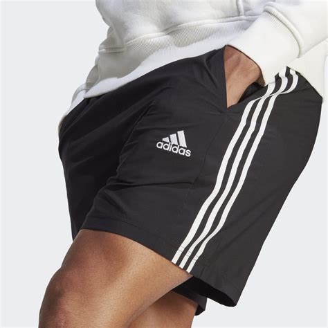 adidas chelsea schwarz drei streifen|adidas essentials 3 stripe shorts.